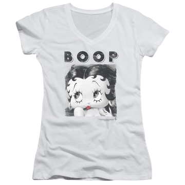 Betty Boop Not Fade Away - Juniors V-Neck T-Shirt Juniors V-Neck T-Shirt Betty Boop   
