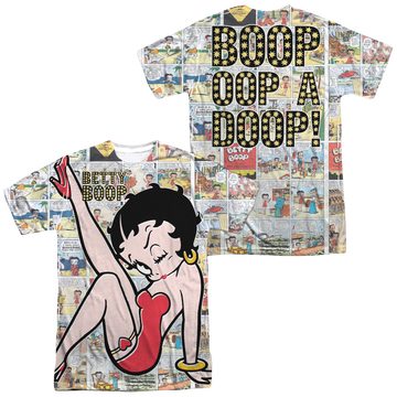 Betty Boop Vintage Strips men's all-over print t-shirt