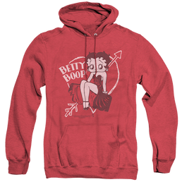 Betty Boop Lover Girl - Heather Pullover Hoodie Heather Pullover Hoodie Betty Boop   