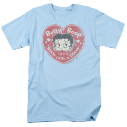 Betty Boop Fan Club Heart - Men's Regular Fit T-Shirt Men's Regular Fit T-Shirt Betty Boop   