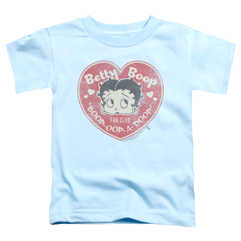 Betty Boop Fan Club Heart - Kid's T-Shirt Kid's T-Shirt (Ages 4-7) Betty Boop   