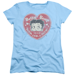 Betty Boop Fan Club Heart - Women's T-Shirt Women's T-Shirt Betty Boop   