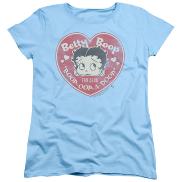 Betty Boop Fan Club Heart - Women's T-Shirt Women's T-Shirt Betty Boop   