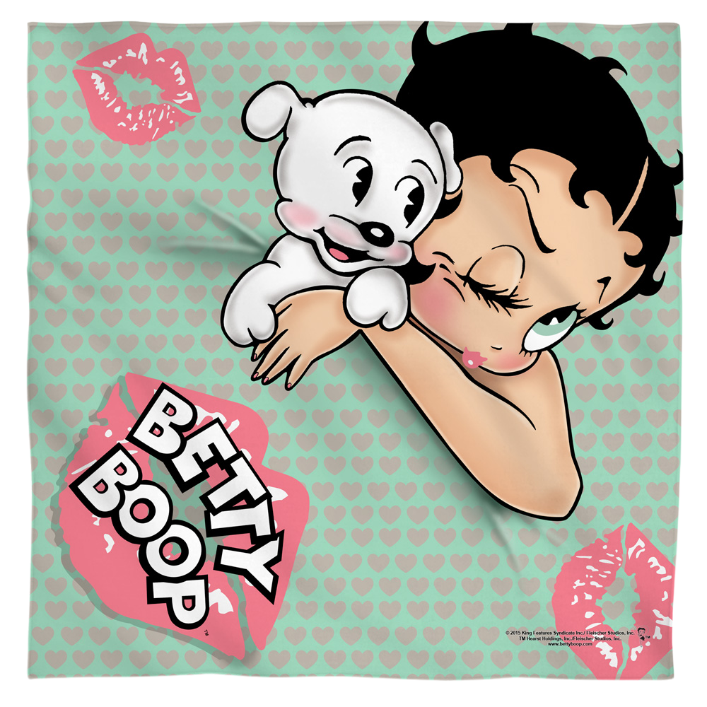 Betty Boop Goodnight Kiss - Bandana Bandanas Betty Boop   