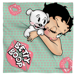 Betty Boop Goodnight Kiss - Bandana Bandanas Betty Boop   