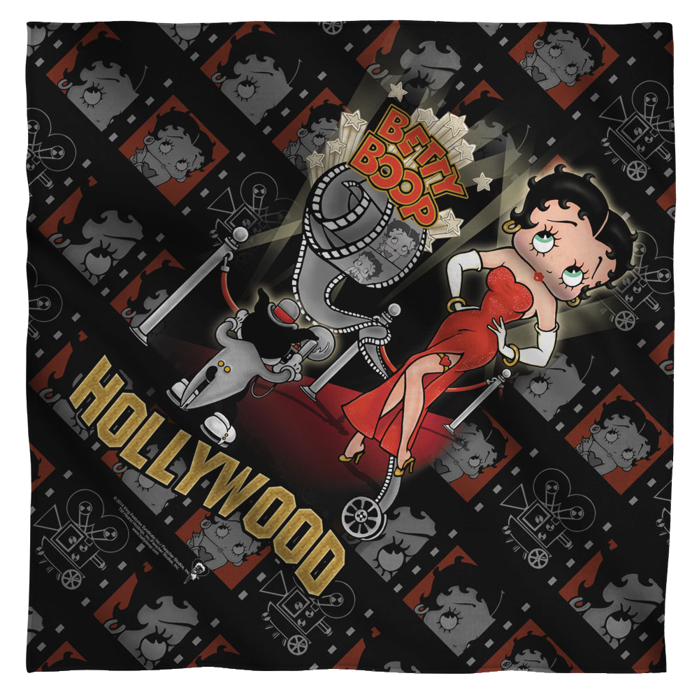 Betty Boop Hollywood Nights - Bandana Bandanas Betty Boop   