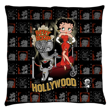 Betty Boop Hollywood Nights Throw Pillow Throw Pillows Betty Boop   