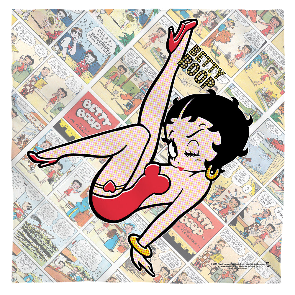 Betty Boop Vintage Strips - Bandana Bandanas Betty Boop   
