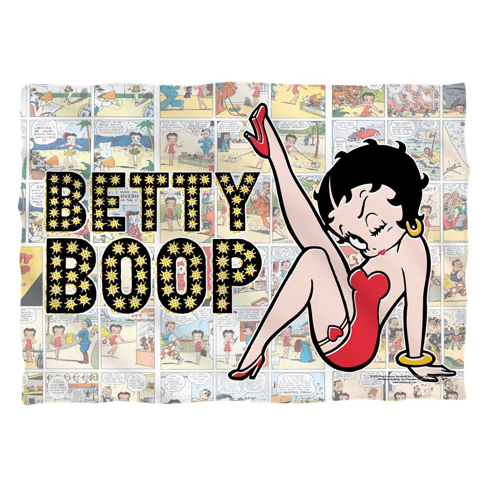 Betty Boop Vintage Strips - Pillow Case Pillow Cases Betty Boop   