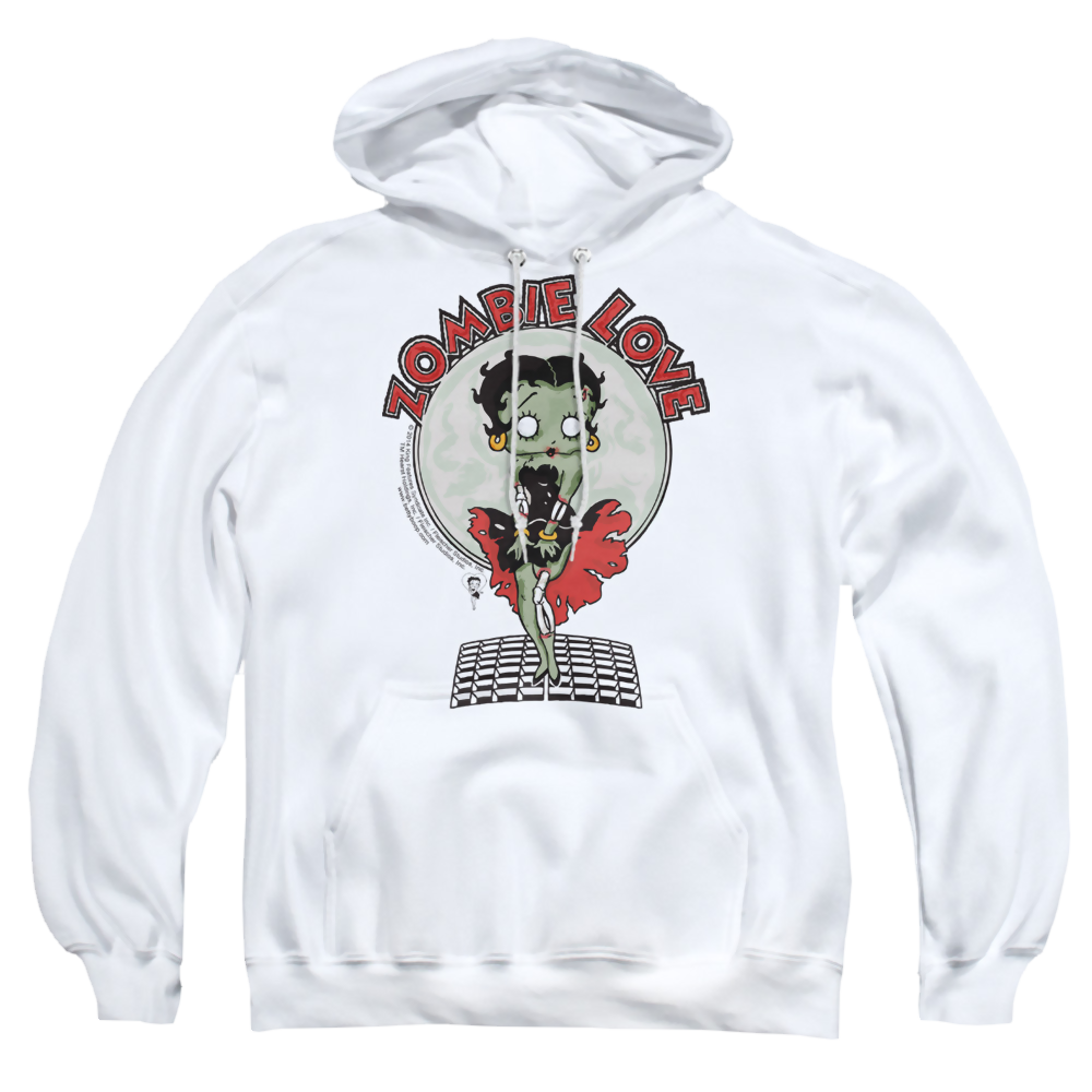 Betty Boop Breezy Zombie Love - Pullover Hoodie Pullover Hoodie Betty Boop   