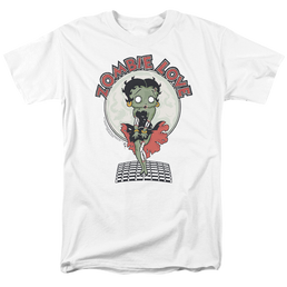 Betty Boop Breezy Zombie Love - Men's Regular Fit T-Shirt Men's Regular Fit T-Shirt Betty Boop   