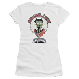 Betty Boop Breezy Zombie Love - Juniors T-Shirt Juniors T-Shirt Betty Boop   