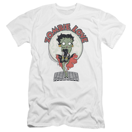 Betty Boop Breezy Zombie Love - Men's Premium Slim Fit T-Shirt Men's Premium Slim Fit T-Shirt Betty Boop   