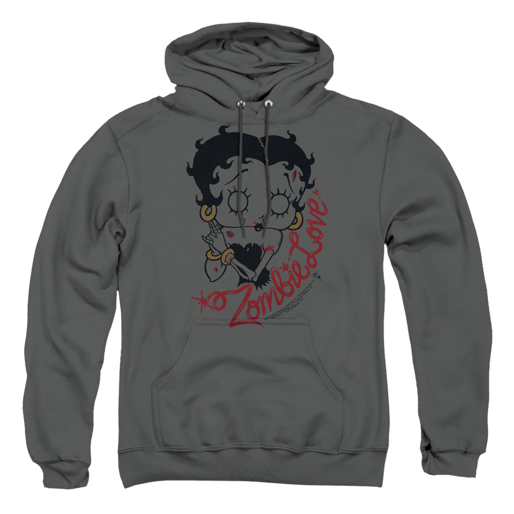 Betty Boop Classic Zombie - Pullover Hoodie Pullover Hoodie Betty Boop   