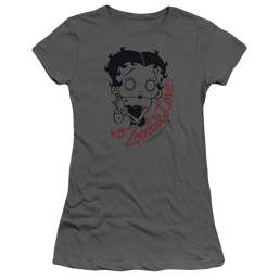 Betty Boop Classic Zombie - Juniors T-Shirt Juniors T-Shirt Betty Boop   