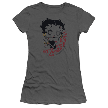 Betty Boop Classic Zombie - Juniors T-Shirt Juniors T-Shirt Betty Boop   