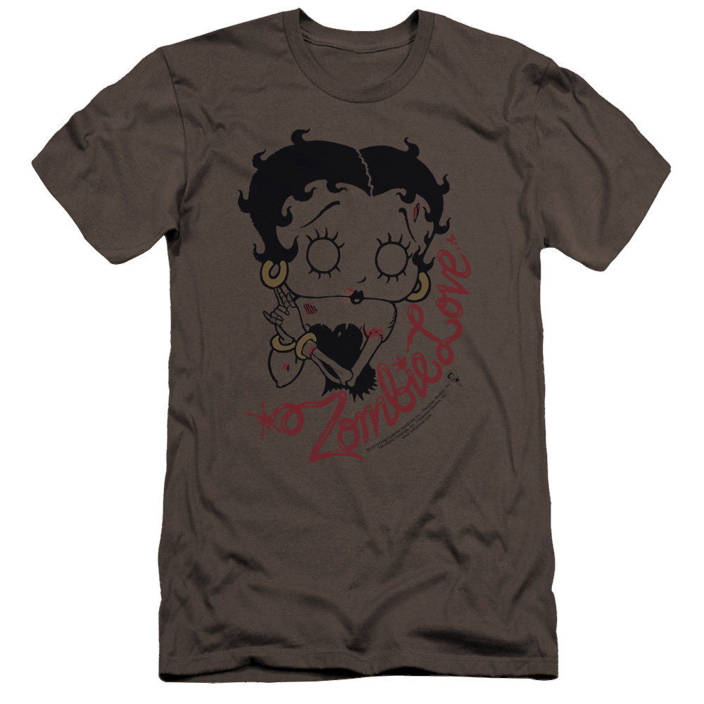Betty Boop Classic Zombie - Men's Premium Slim Fit T-Shirt Men's Premium Slim Fit T-Shirt Betty Boop   
