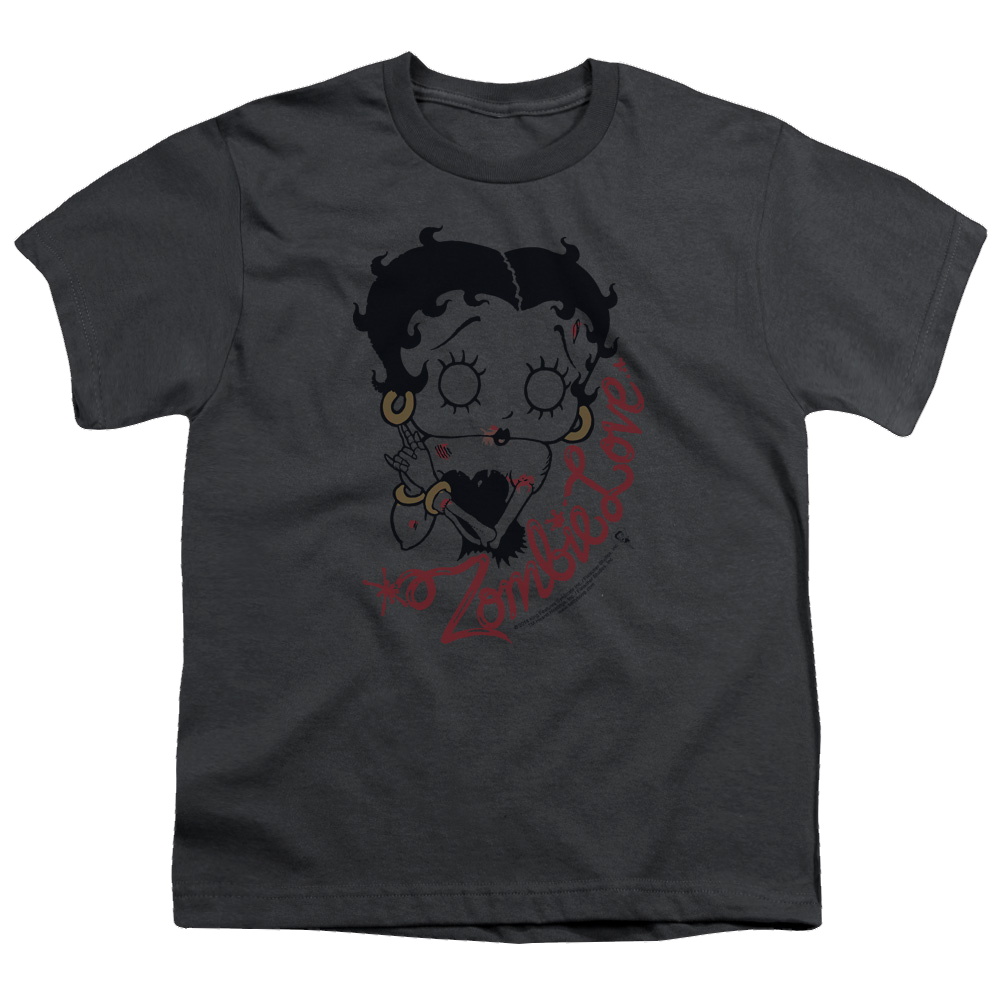Betty Boop Classic Zombie - Youth T-Shirt Youth T-Shirt (Ages 8-12) Betty Boop   