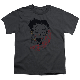 Betty Boop Classic Zombie - Youth T-Shirt Youth T-Shirt (Ages 8-12) Betty Boop   