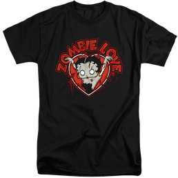 Betty Boop Heart You Forever - Men's Tall Fit T-Shirt Men's Tall Fit T-Shirt Betty Boop   