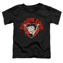 Betty Boop Heart You Forever - Toddler T-Shirt Toddler T-Shirt Betty Boop   