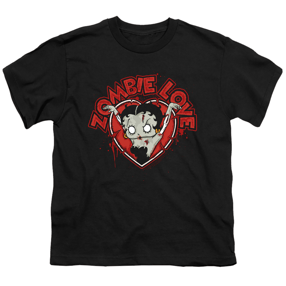 Betty Boop Heart You Forever - Youth T-Shirt Youth T-Shirt (Ages 8-12) Betty Boop   