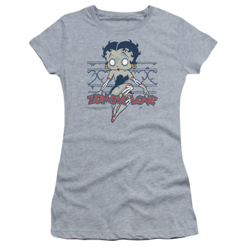 Betty Boop Zombie Pinup - Juniors T-Shirt Juniors T-Shirt Betty Boop   