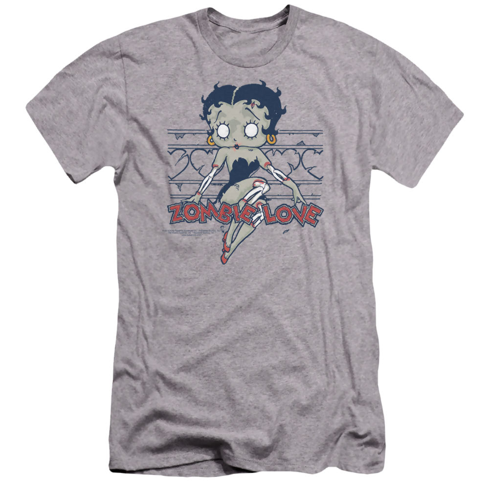Betty Boop Zombie Pinup - Men's Premium Slim Fit T-Shirt Men's Premium Slim Fit T-Shirt Betty Boop   