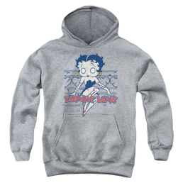 Betty Boop Zombie Pinup - Youth Hoodie Youth Hoodie (Ages 8-12) Betty Boop   