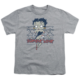 Betty Boop Zombie Pinup - Youth T-Shirt Youth T-Shirt (Ages 8-12) Betty Boop   