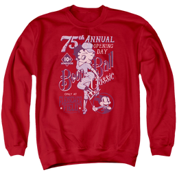 Betty Boop Boop Ball - Men's Crewneck Sweatshirt Men's Crewneck Sweatshirt Betty Boop   
