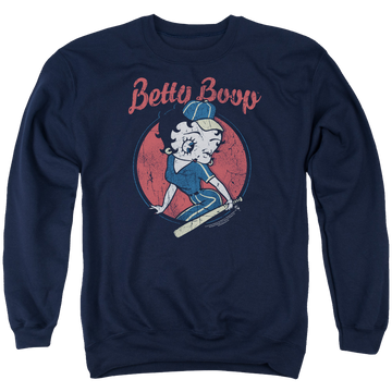 Betty Boop Team Boop - Men's Crewneck Sweatshirt Men's Crewneck Sweatshirt Betty Boop   