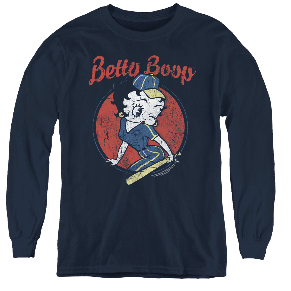 Betty Boop Team Boop - Youth Long Sleeve T-Shirt Youth Long Sleeve T-Shirt Betty Boop   