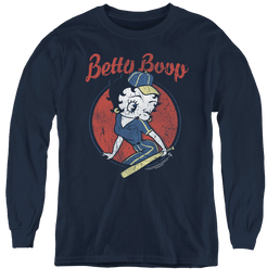 Betty Boop Team Boop - Youth Long Sleeve T-Shirt Youth Long Sleeve T-Shirt Betty Boop   