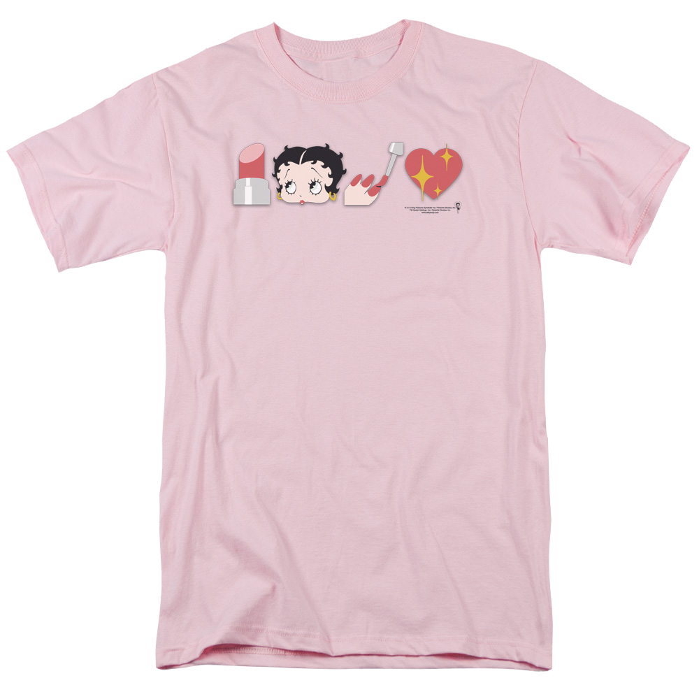 Betty Boop Symbols - Men's Regular Fit T-Shirt Men's Regular Fit T-Shirt Betty Boop   