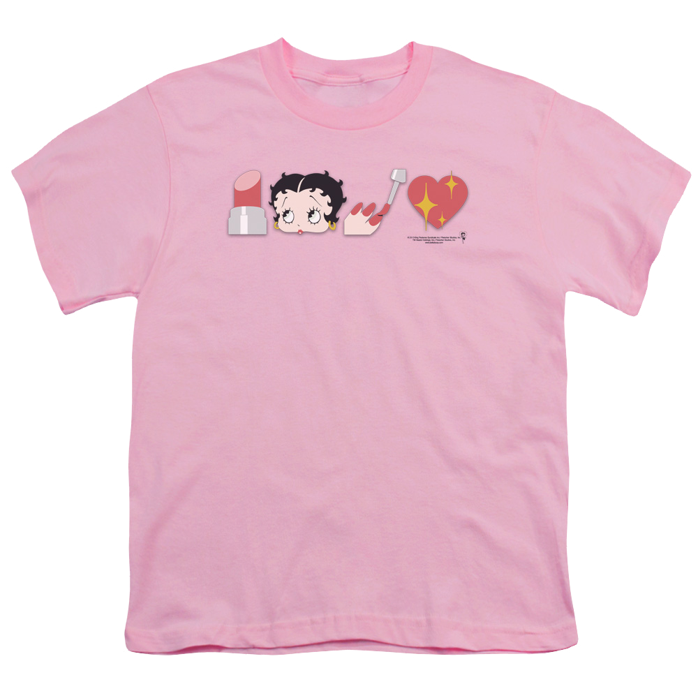 Betty Boop Symbols - Youth T-Shirt Youth T-Shirt (Ages 8-12) Betty Boop   
