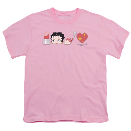Betty Boop Symbols - Youth T-Shirt Youth T-Shirt (Ages 8-12) Betty Boop   
