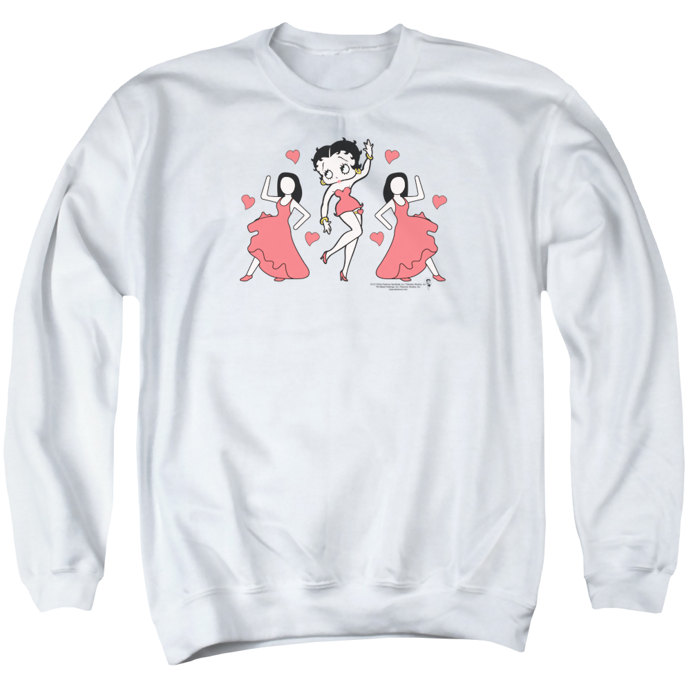 Betty Boop Bb Dance - Men's Crewneck Sweatshirt Men's Crewneck Sweatshirt Betty Boop   