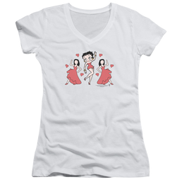 Betty Boop Bb Dance - Juniors V-Neck T-Shirt Juniors V-Neck T-Shirt Betty Boop   