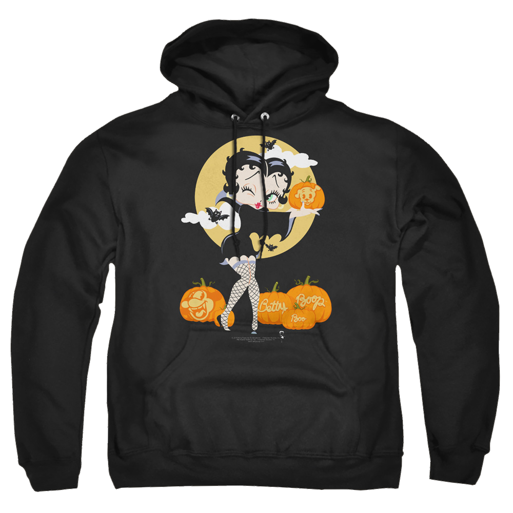 Betty Boop Vamp Pumkins - Pullover Hoodie Pullover Hoodie Betty Boop   