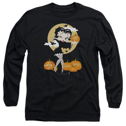 Betty Boop Vamp Pumkins - Men's Long Sleeve T-Shirt Men's Long Sleeve T-Shirt Betty Boop   
