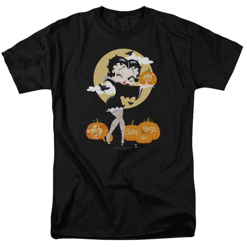 Betty Boop Vamp Pumkins - Men's Regular Fit T-Shirt Men's Regular Fit T-Shirt Betty Boop   