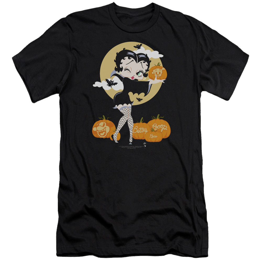 Betty Boop Vamp Pumkins - Men's Premium Slim Fit T-Shirt Men's Premium Slim Fit T-Shirt Betty Boop   