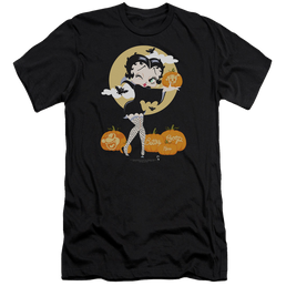 Betty Boop Vamp Pumkins - Men's Premium Slim Fit T-Shirt Men's Premium Slim Fit T-Shirt Betty Boop   