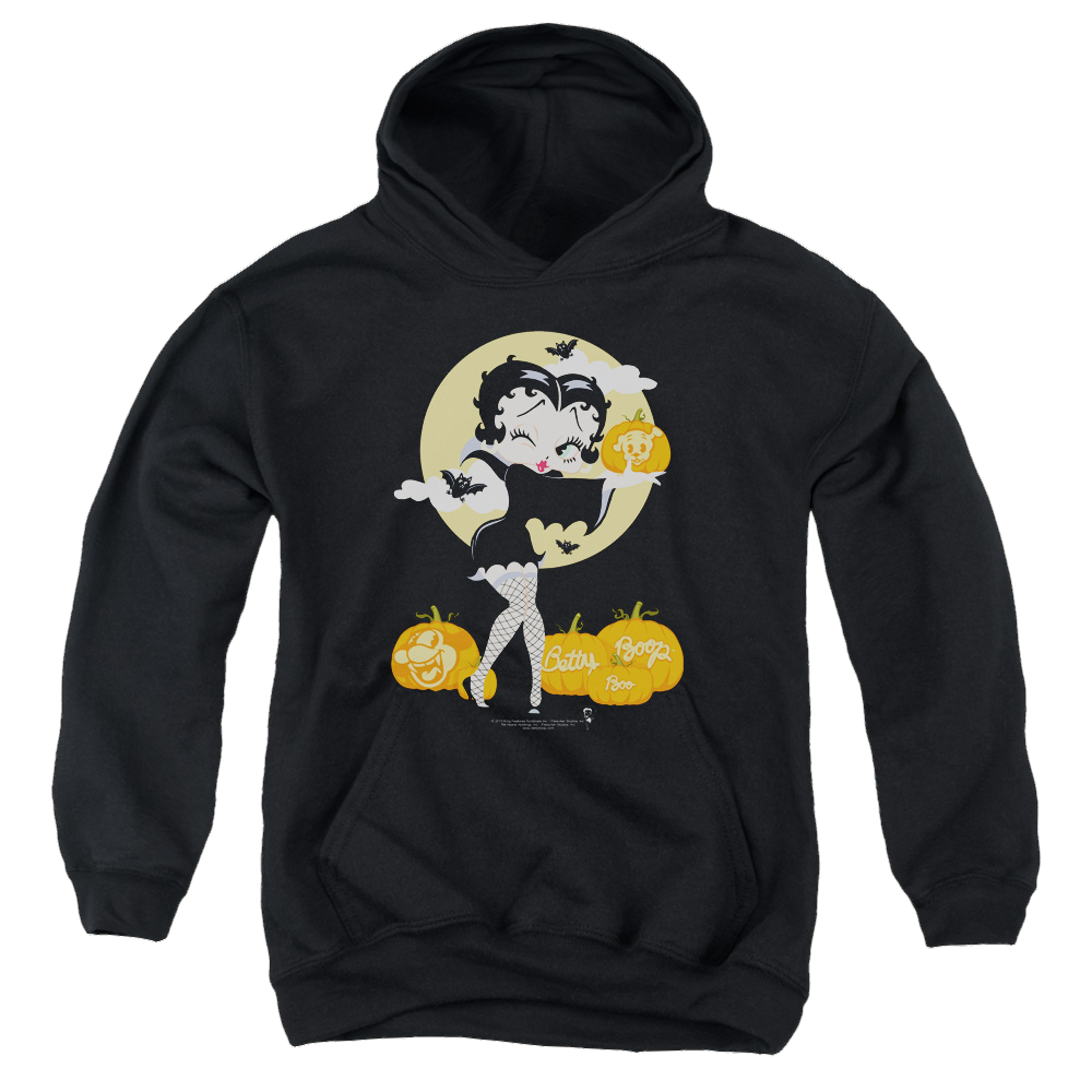 Betty Boop Vamp Pumkins - Youth Hoodie Youth Hoodie (Ages 8-12) Betty Boop   