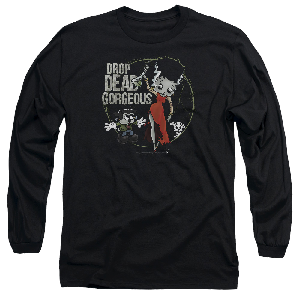Betty Boop Drop Dead Gorgeous - Men's Long Sleeve T-Shirt Men's Long Sleeve T-Shirt Betty Boop   