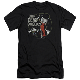 Betty Boop Drop Dead Gorgeous - Men's Premium Slim Fit T-Shirt Men's Premium Slim Fit T-Shirt Betty Boop   