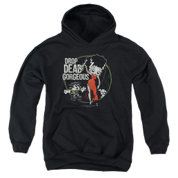 Betty Boop Drop Dead Gorgeous - Youth Hoodie Youth Hoodie (Ages 8-12) Betty Boop   