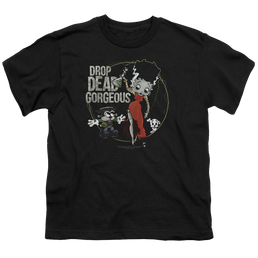 Betty Boop Drop Dead Gorgeous - Youth T-Shirt Youth T-Shirt (Ages 8-12) Betty Boop   