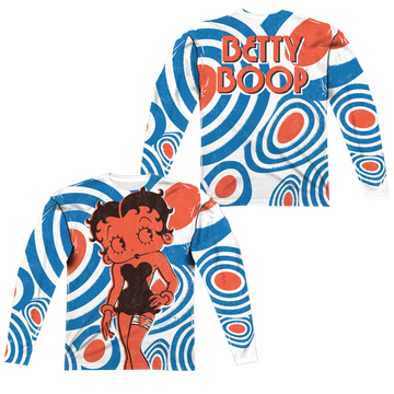 Betty Boop Mod Rings men's all-over print long sleeve